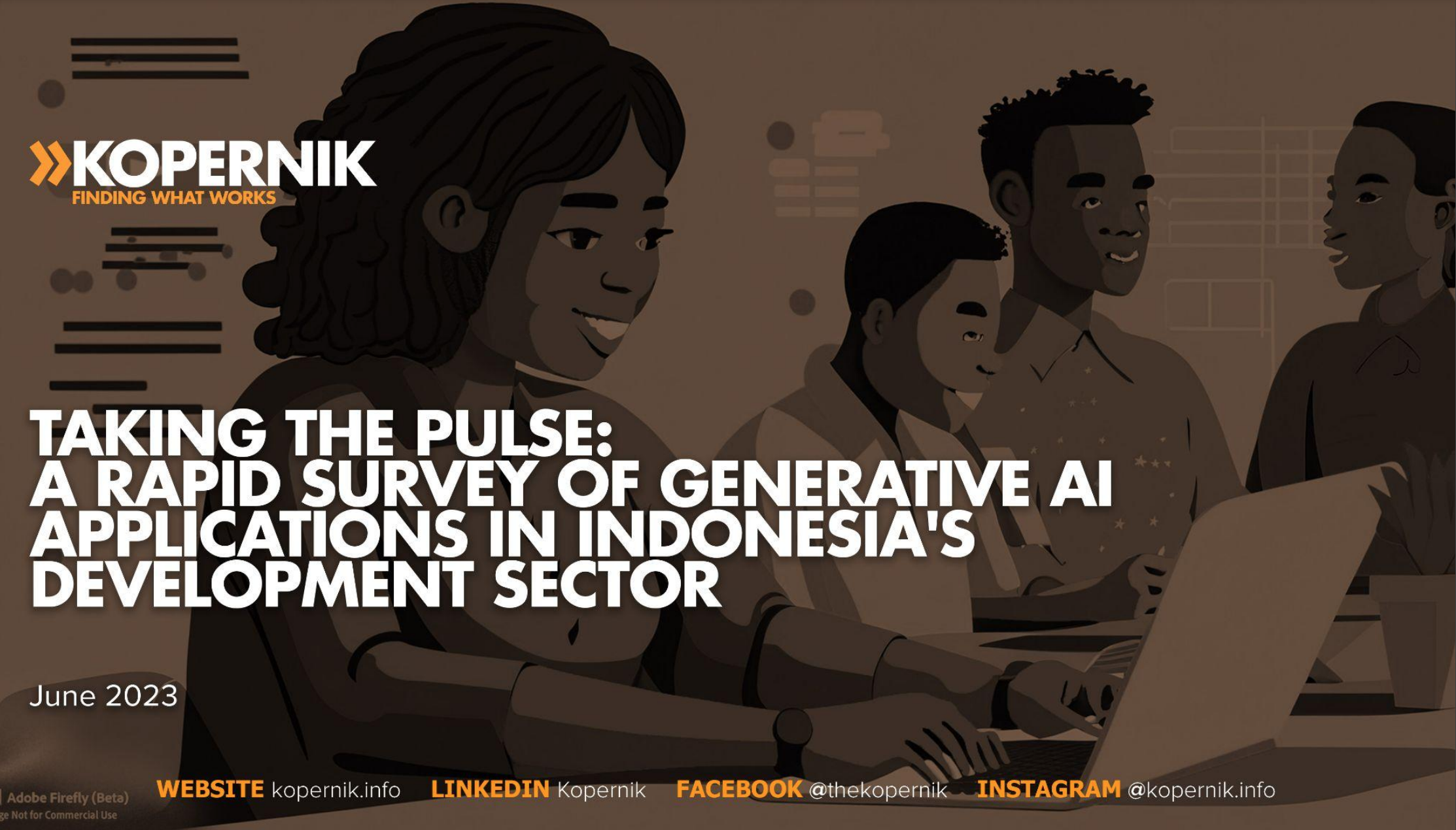 A Rapid Survey of Generative AI Applications in Indonesia's Development Sector