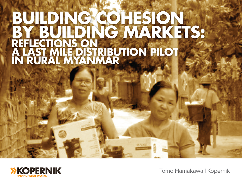 Reflections on a Last Mile Distribution Pilot in Rural Myanmar